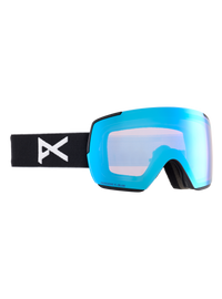 Product image of Anon M5S Low Bridge Fit Goggles + Bonus Lens + MFI® Face Mask[Variant:Frame: Black, Lens: Perceive Variable Blue (21% / S2), Spare Lens: Perceive Cloudy Pink (53% / S1)]