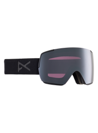 Product image of Anon M5S Low Bridge Fit Goggles + Bonus Lens + MFI® Face Mask[Variant:Frame: Smoke, Lens: Perceive Sunny Onyx (6% / S4), Spare Lens: Perceive Variable Violet (34% / S2)]