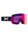 Product image of Anon M5S Low Bridge Fit Goggles + Bonus Lens + MFI® Face Mask[Variant:Frame: Black, Lens: Perceive Sunny Red (14% / S3), Spare Lens: Perceive Cloudy Burst (59% / S1)]
