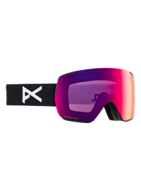 Product image of Anon M5S Low Bridge Fit Goggles + Bonus Lens + MFI® Face Mask[Variant:Frame: Black, Lens: Perceive Sunny Red (14% / S3), Spare Lens: Perceive Cloudy Burst (59% / S1)]