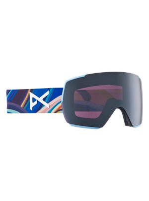Product image of Anon M5S Low Bridge Fit Goggles + Bonus Lens + MFI® Face Mask[Variant:Frame: Jessa Gilbert, Lens: Perceive Sunny Onyx (6% / S4), Spare Lens: Perceive Variable Violet (34% / S2)]