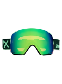Product image of Anon M5S Goggles + Bonus Lens + MFI® Face Mask[Variant:Frame: Brunswick Green, Lens: Perceive Variable Green (22% / S2), Spare Lens: Perceive Cloudy Pink (53% / S1)]