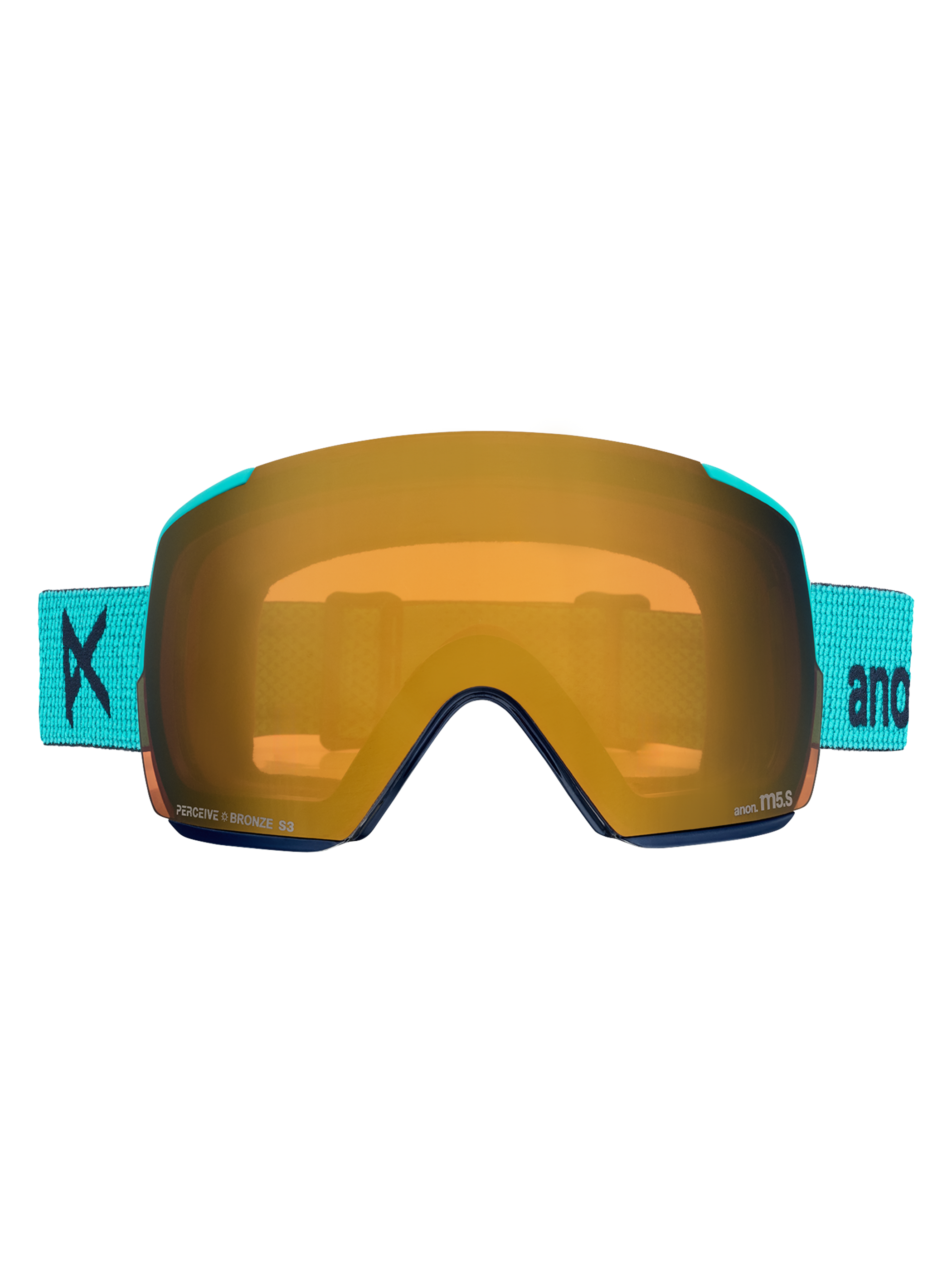 Product image of Anon M5S Goggles + Bonus Lens + MFI® Face Mask[Variant:Frame: Marine, Lens: Perceive Sunny Bronze (17% / S3), Spare Lens: Perceive Cloudy Burst (59% / S1)]
