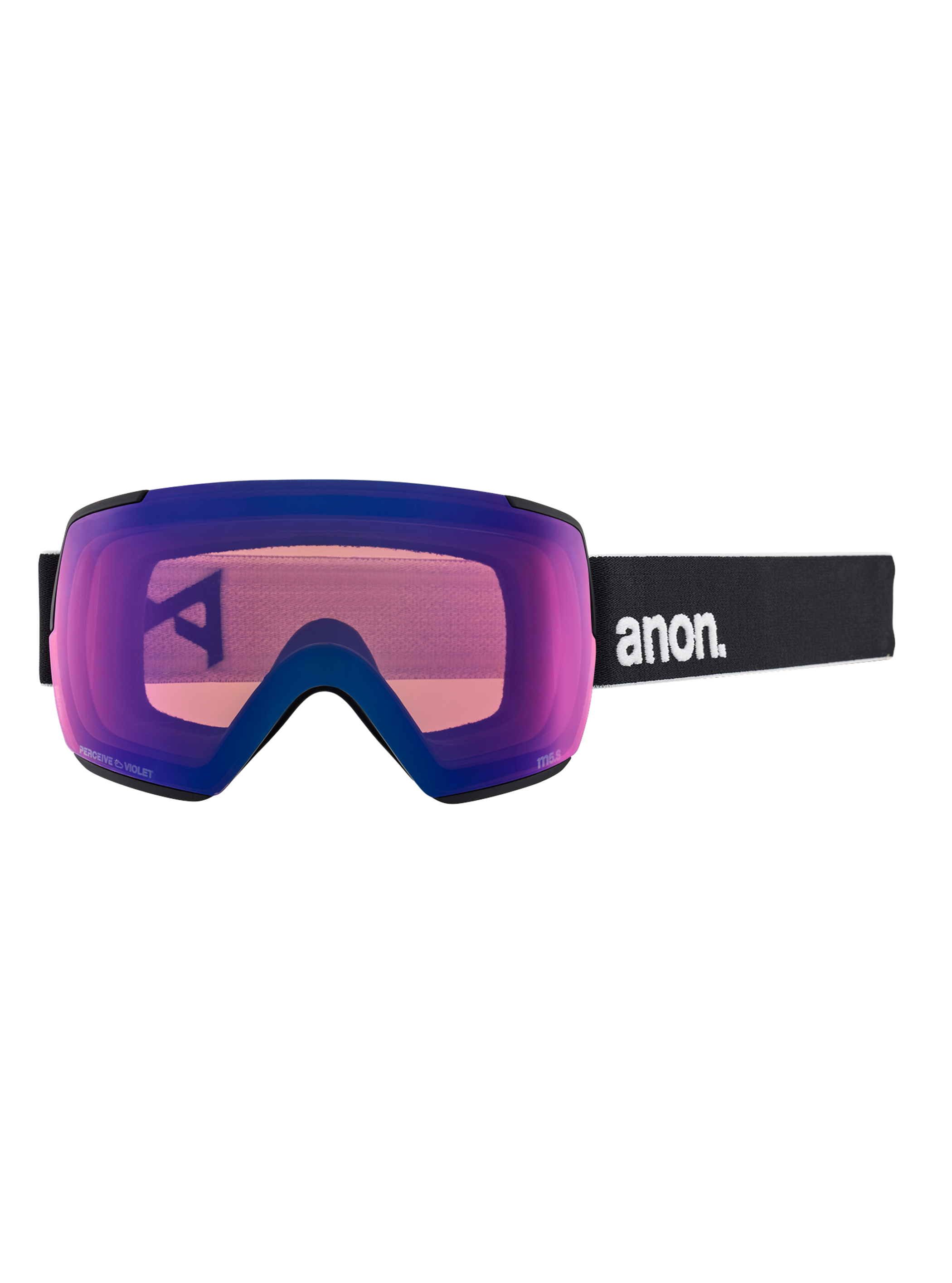 Product image of Anon M5S Low Bridge Fit Goggles + Polarized Perceive Lens[Variant:Frame: Black, Lens: Perceive Sunny Polarized Onyx (10% / S3), Spare Lens: Perceive Variable Violet (34% / S2)]