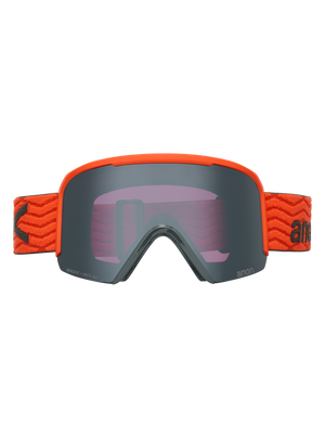 Product image of Anon Nesa Goggles + Bonus Lens + MFI® Face Mask[Variant:Frame: Fiesta Red, Lens: Perceive Sunny Onyx (6% / S4), Spare Lens: Perceive Cloudy Burst (59% / S1)]