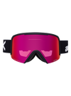 Product image of Anon Nesa Goggles + Bonus Lens + MFI® Face Mask[Variant:Frame: Black, Lens: Perceive Sunny Red (14% / S3), Spare Lens: Perceive Cloudy Burst (59% / S1)]