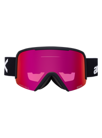 Product image of Anon Nesa Goggles + Bonus Lens + MFI® Face Mask[Variant:Frame: Black, Lens: Perceive Sunny Red (14% / S3), Spare Lens: Perceive Cloudy Burst (59% / S1)]