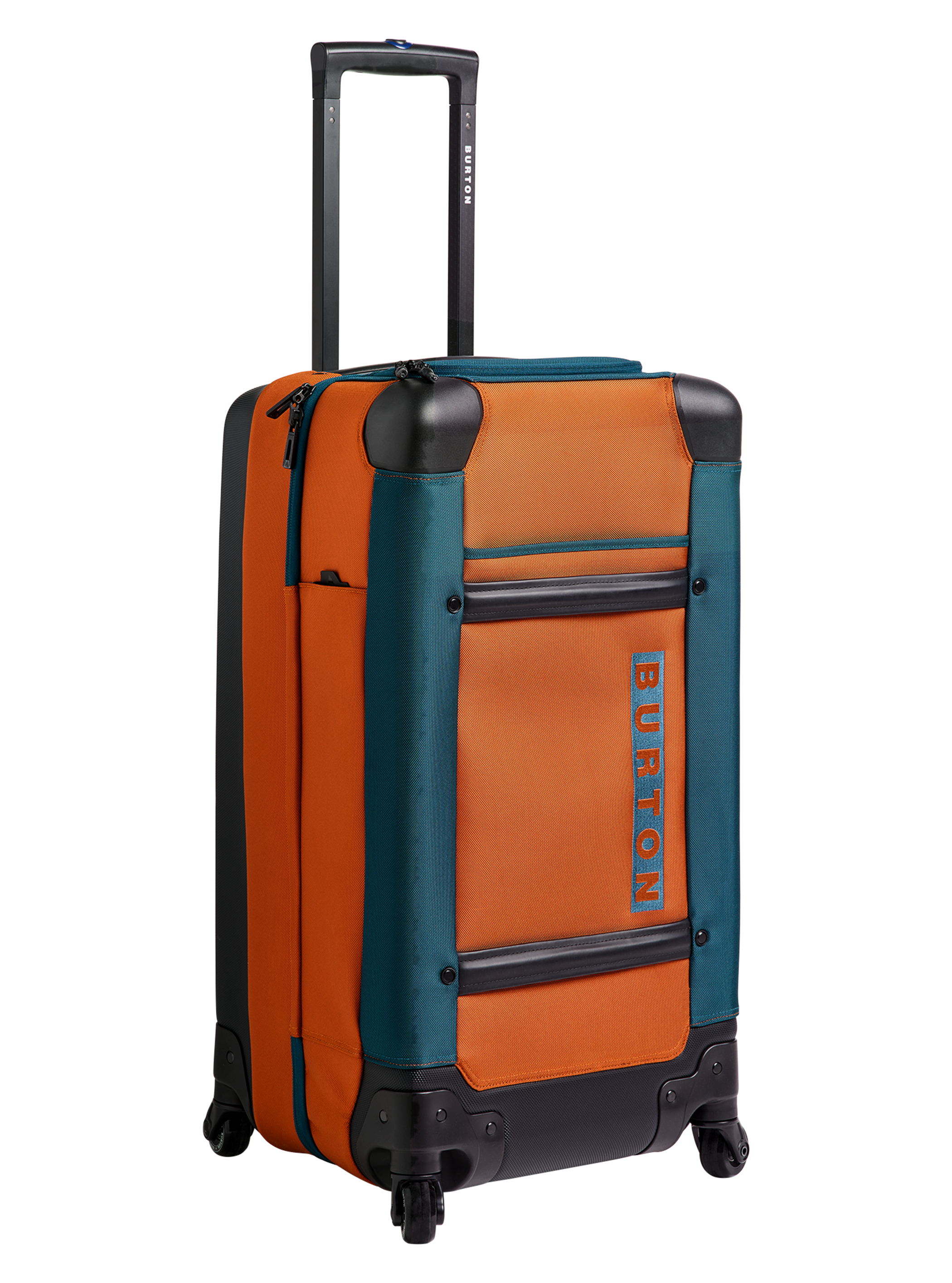 Product image of Burton 4-Wheel Double Deck 86L Travel Bag[Variant:Spiced Chai / Atlantic Teal]