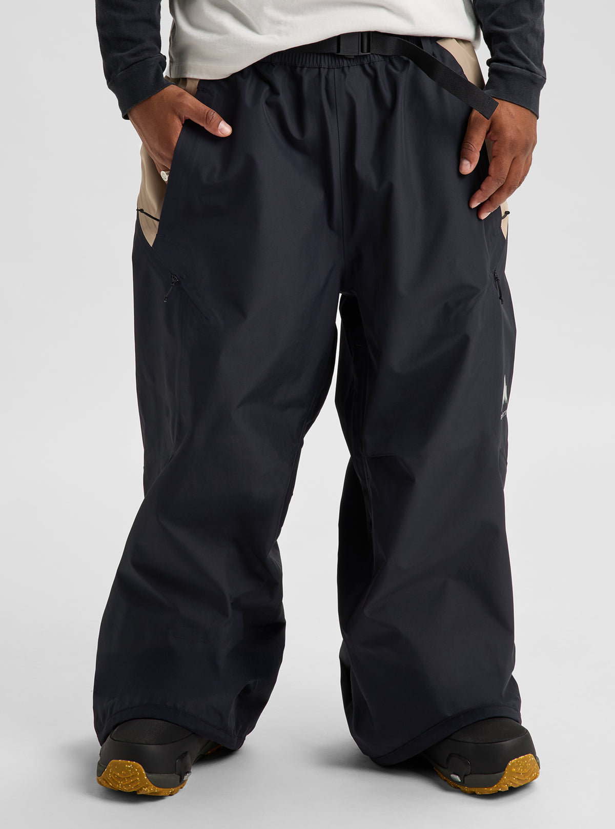 Product image of Burton Futuretrust 3L Pants[Variant:True Black / Summit Taupe]