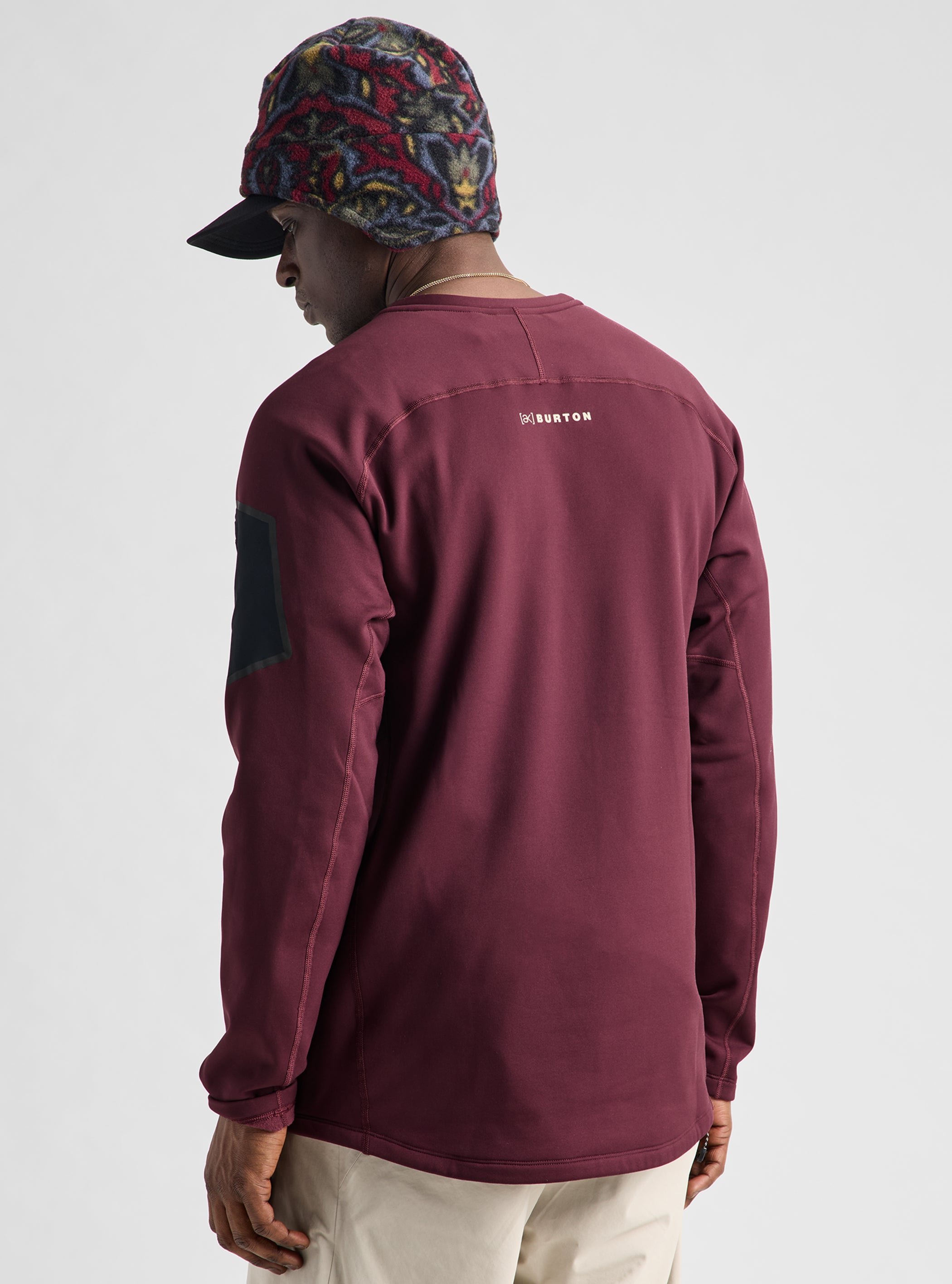 Product image of Men's Burton [ak] Baker Stretch Fleece Crew[Variant:Rum Raisin]