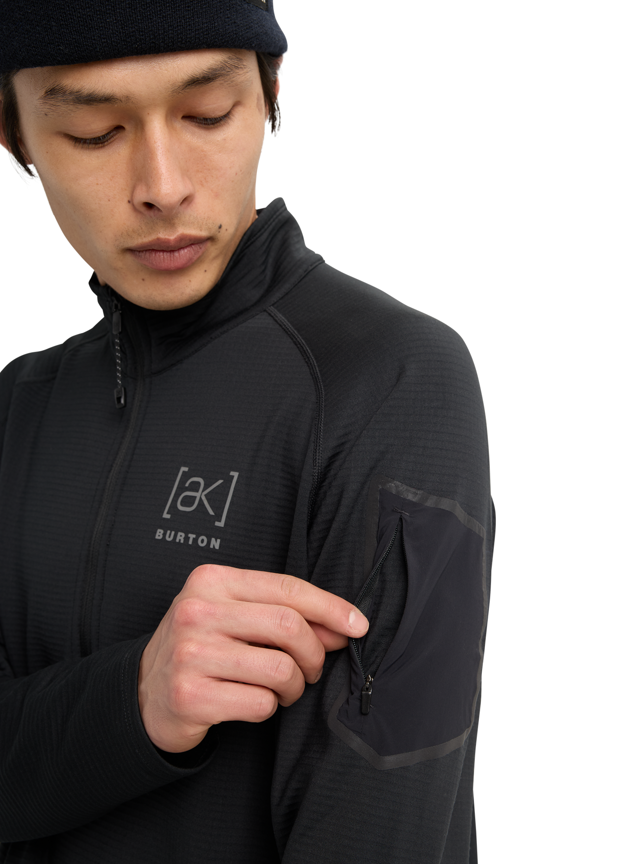 Burton [ak]® Helium Grid Fleece mit halbem Reißverschluss für Herren