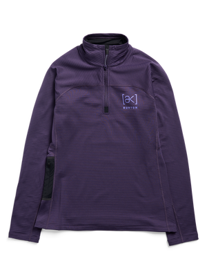 Product image of Women's Burton [ak] Helium Grid Fleece Quarter-Zip[Variant:Nightshade Purple]