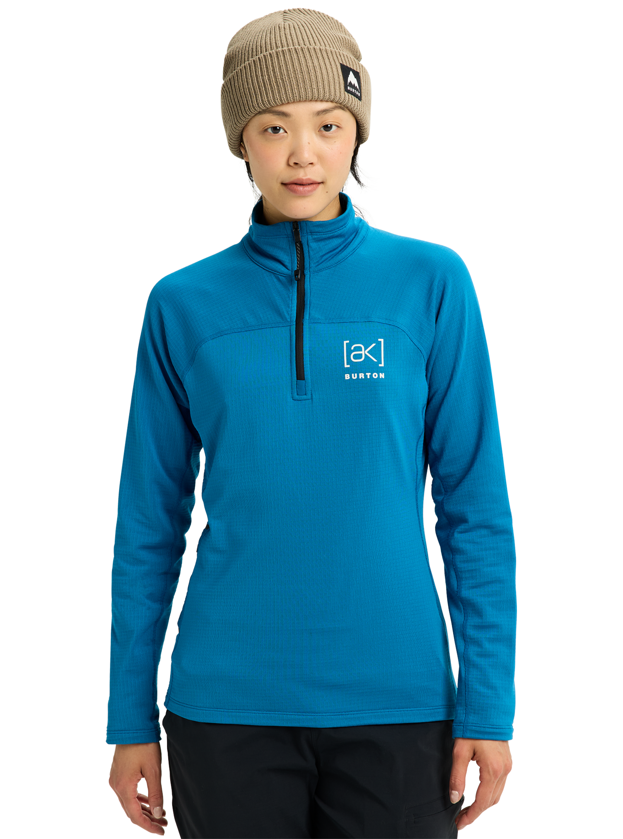 Burton [ak]® Helium Grid Fleece mit Viertelreißverschluss für Damen