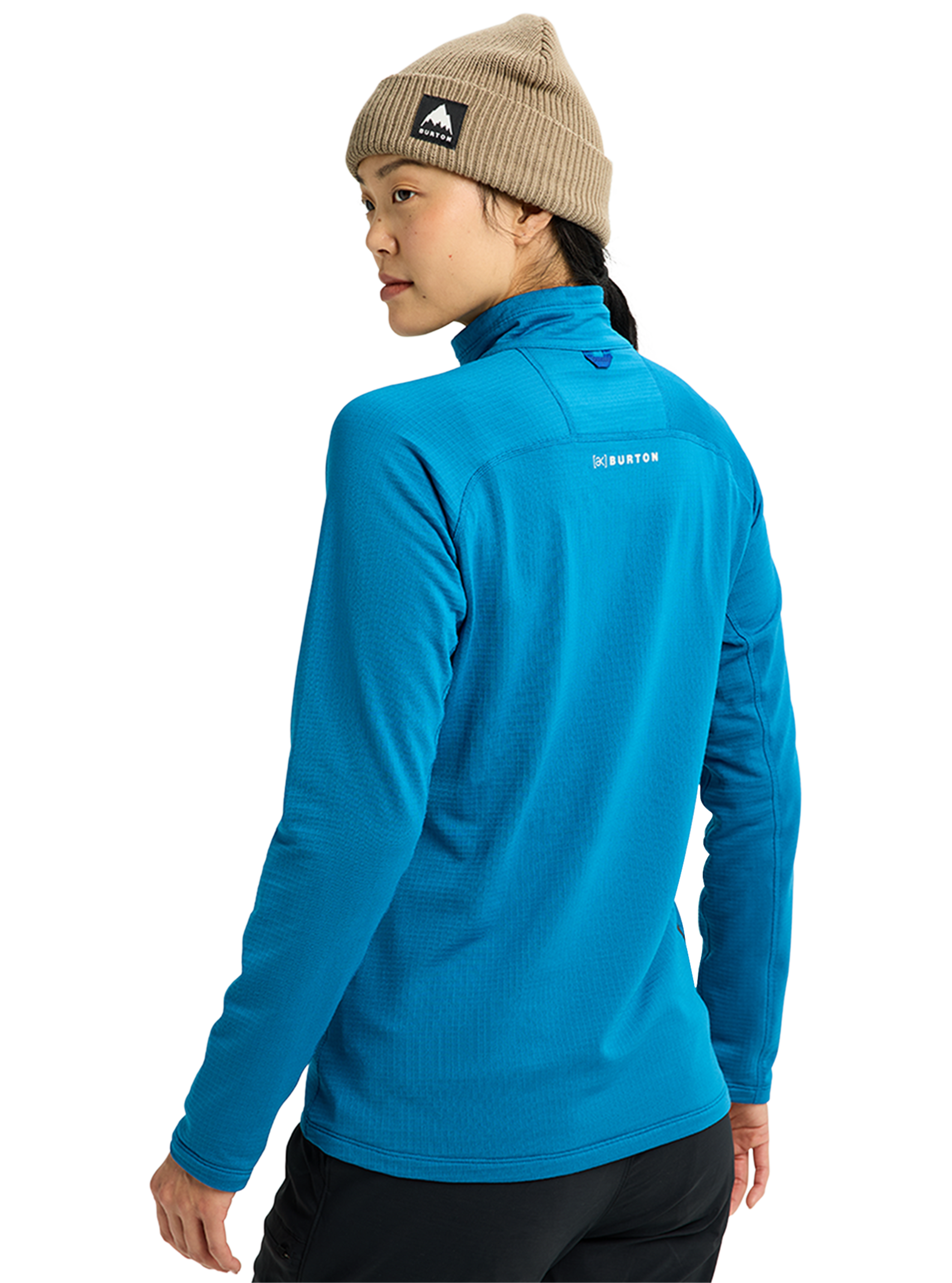 Burton [ak]® Helium Grid Fleece mit Viertelreißverschluss für Damen