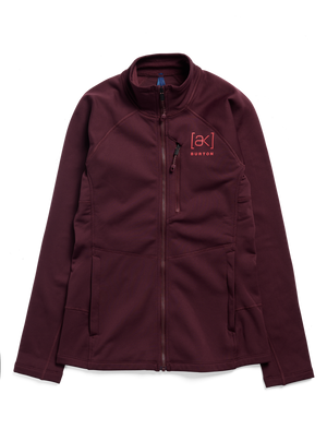 Product image of Women's Burton [ak] Baker Stretch Fleece Full-Zip[Variant:Rum Raisin]