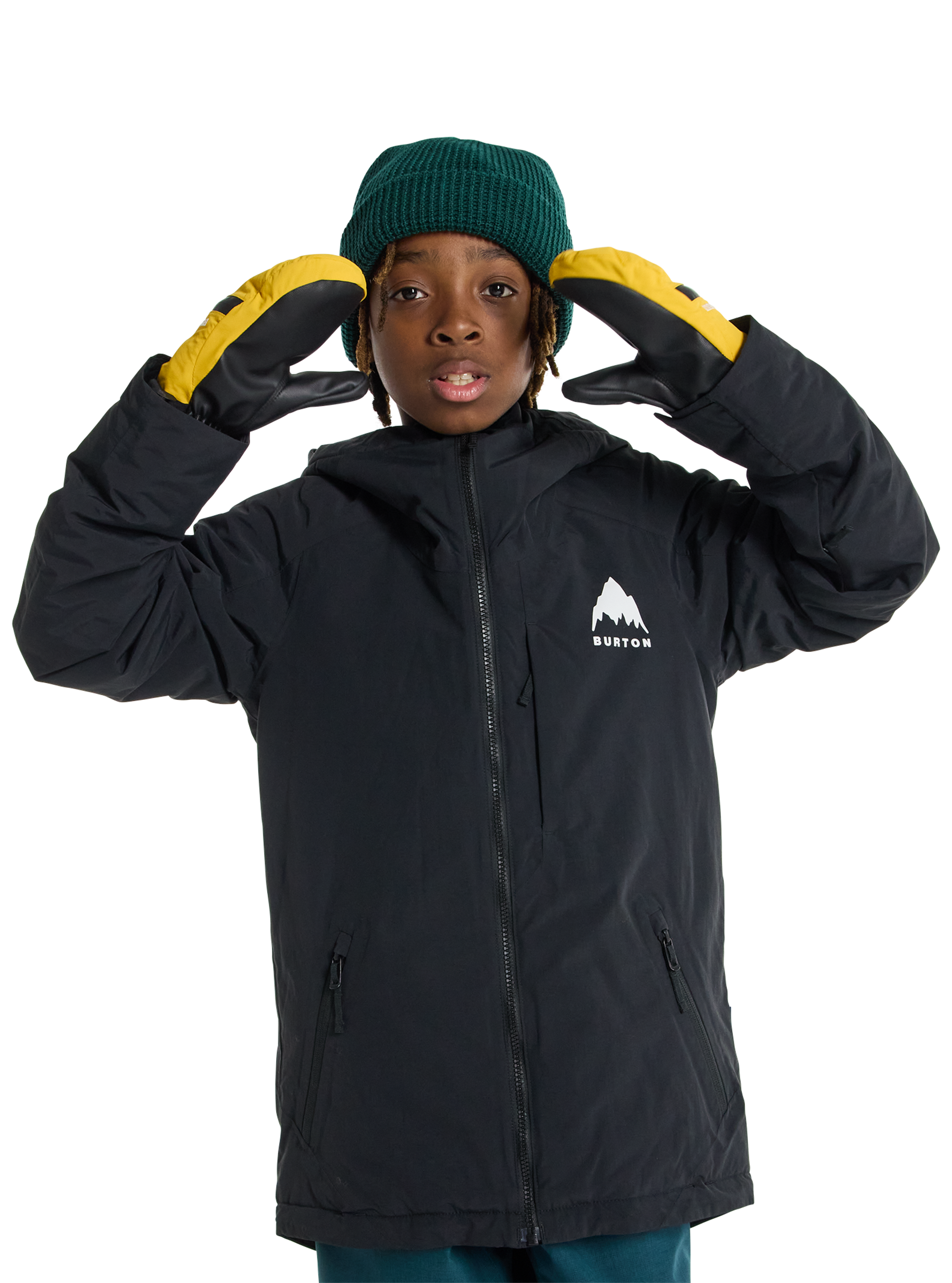 Product image of Kids' Burton Hillslope Jacket[Variant:True Black]