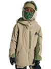 Product image of Kids' Burton Hillslope Jacket[Variant:Summit Taupe / Forest Moss]