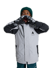 Product image of Kids' Burton Skimmer Jacket[Variant:Silver Sconce / True Black]