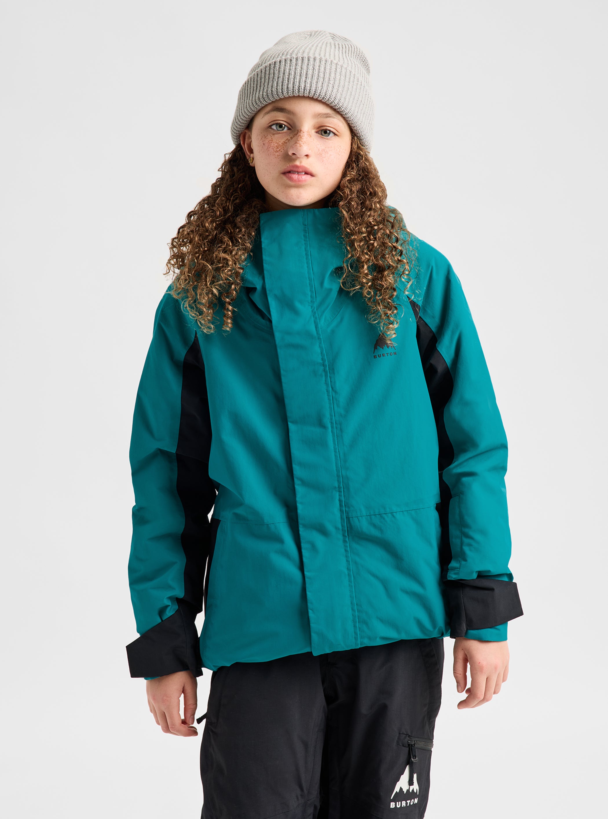 Product image of Kids' Burton Skimmer 2L Jacket[Variant:Pacific Teal / True Black]