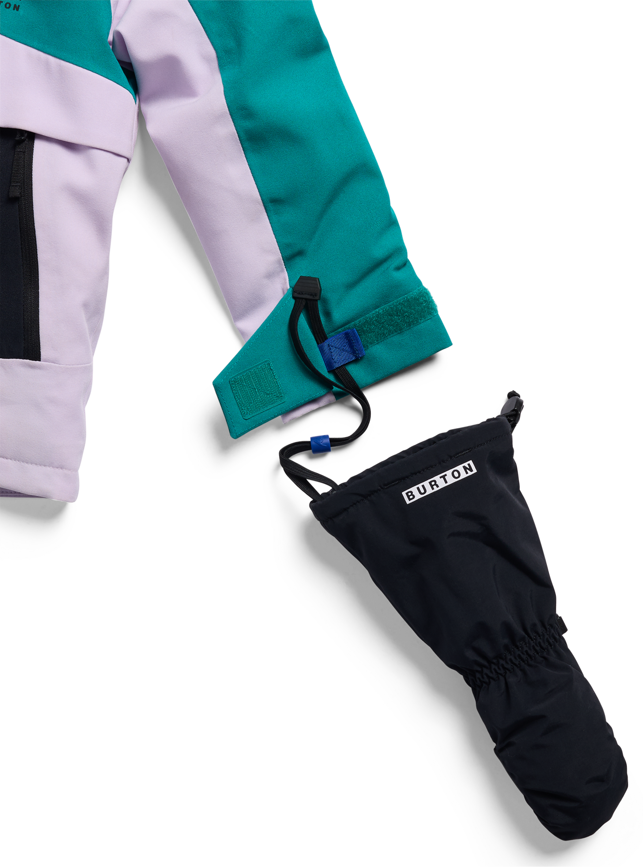 Product image of Toddlers' Burton Ascutney 2L Jacket[Variant:Pacific Teal / Moondust Purple / True Black]
