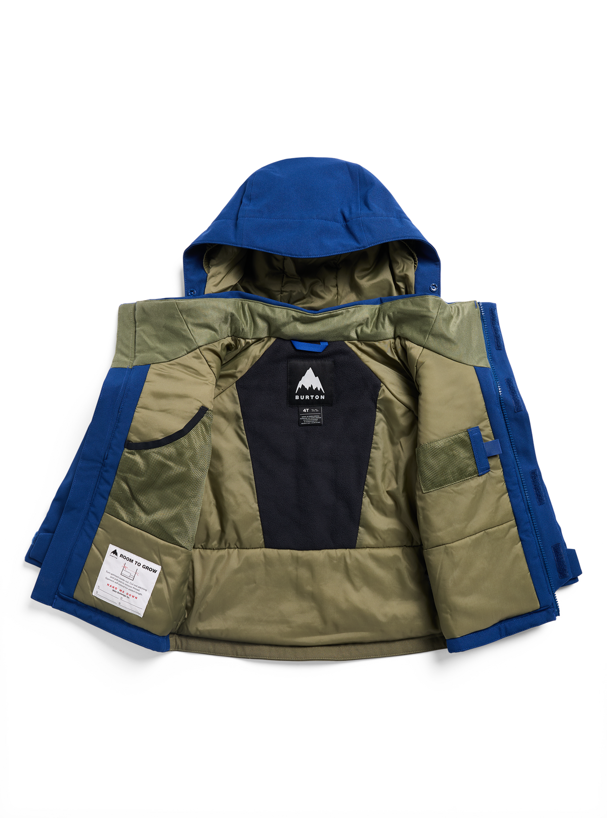 Product image of Toddlers' Burton Ascutney 2L Jacket[Variant:Twilight Blue / Forest Moss]