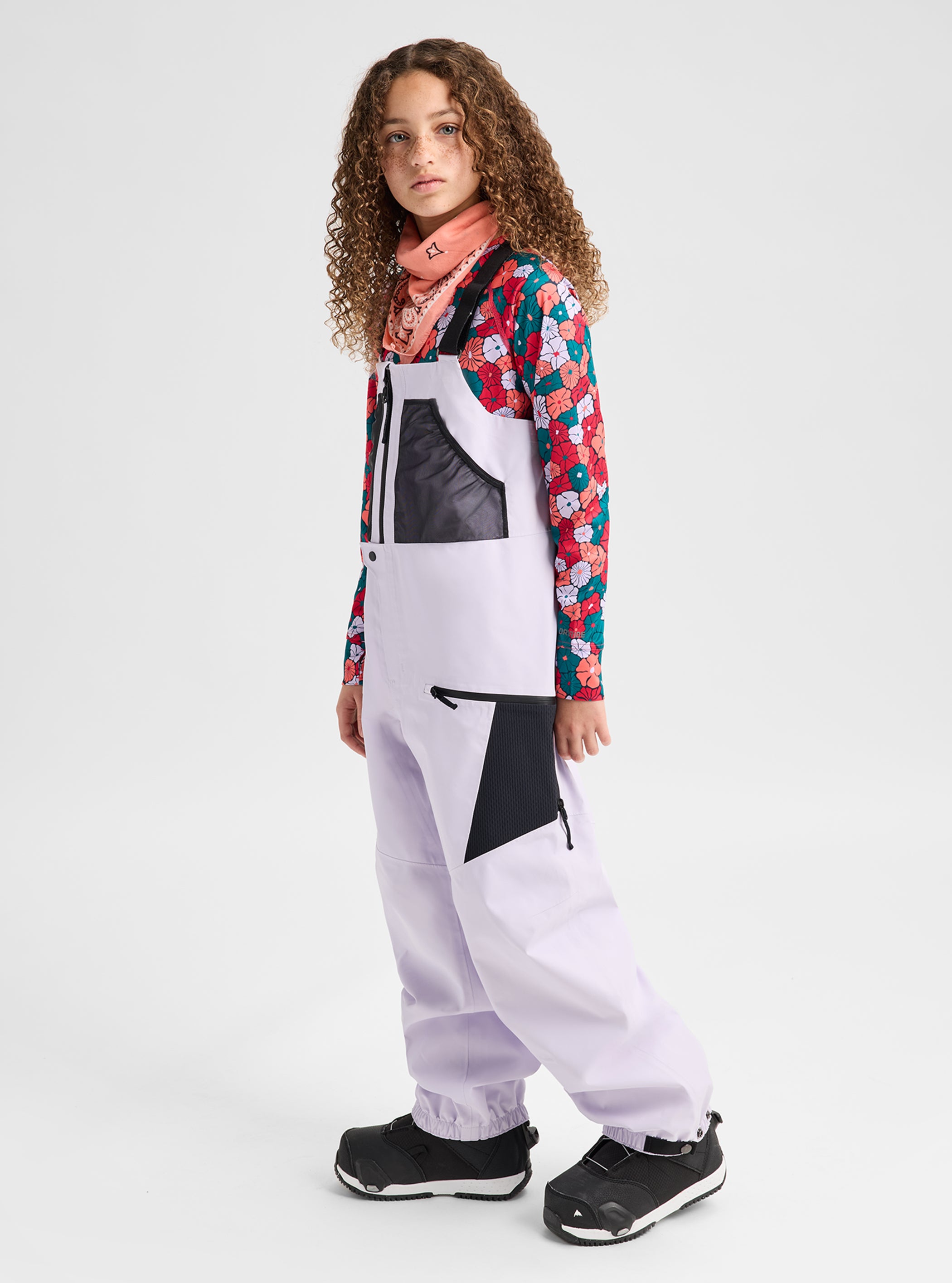 Product image of Kids' Burton Outbeam 3L Bib Pants[Variant:Moondust Purple / True Black]