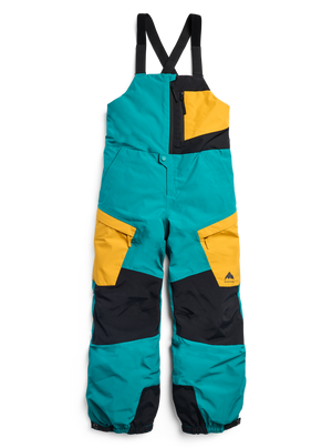 Product image of Kids' Burton Powline GORE-TEX Bib Pants[Variant:Pacific Teal / Goldenrod / True Black]