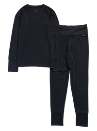Product image of Kids' and Toddlers' Burton Merino Wool Base Layer Set[Variant:True Black]