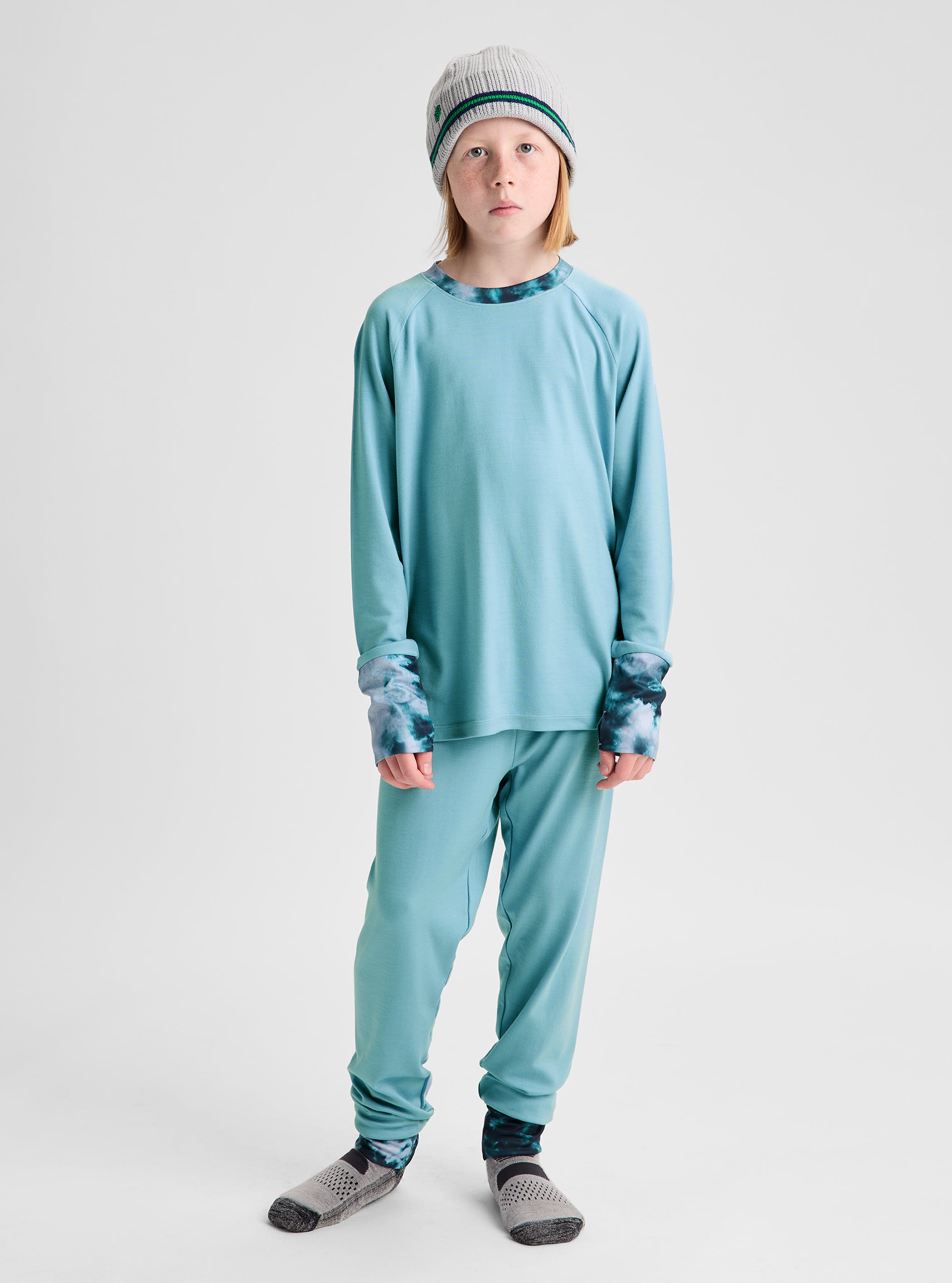 Kinder und Kleinkinder Merino Wool Base Layer Set