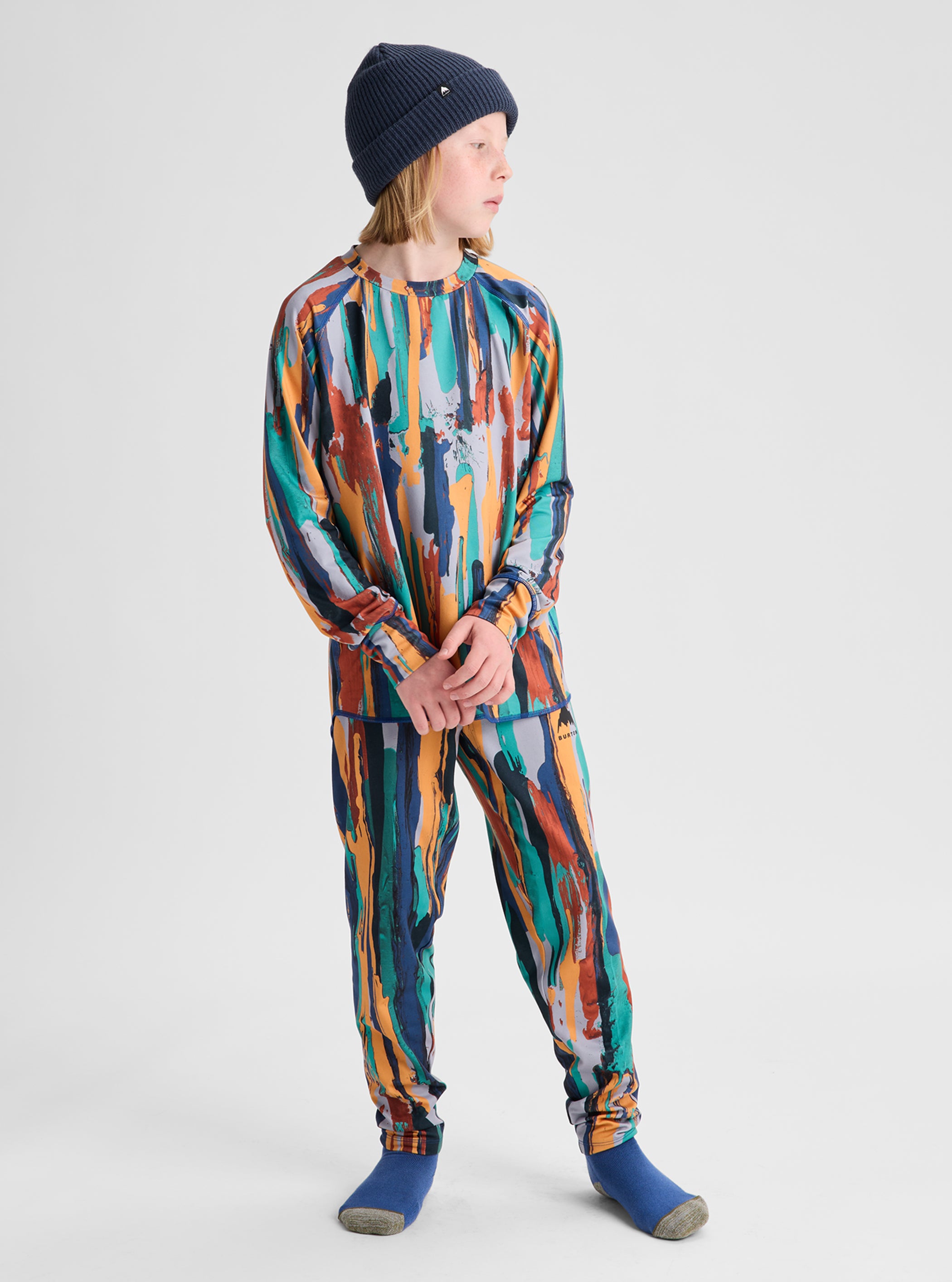 Product image of Kids' and Toddlers' Burton Midweight Base Layer Set[Variant:Paint Stripe]