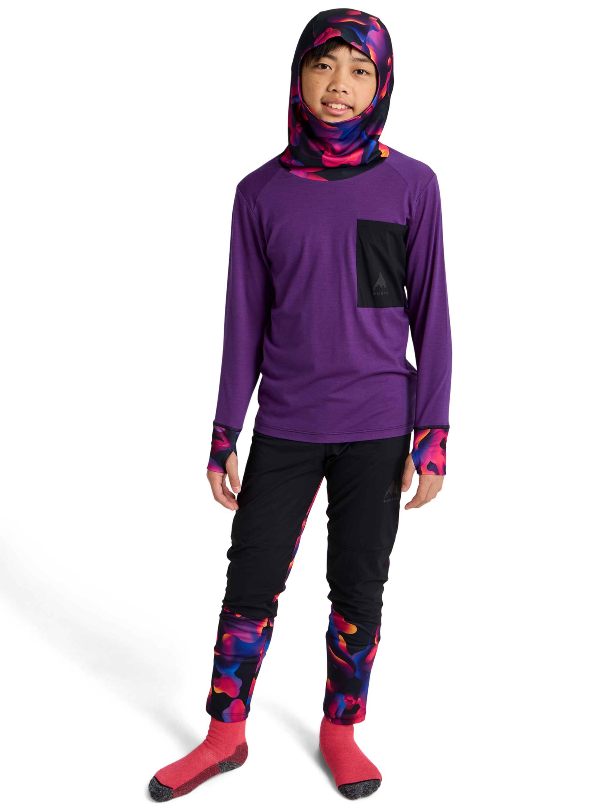 Burton Outbeam Set aus Merinowolle für Kinder