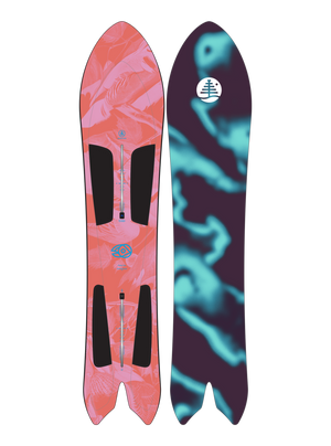Product image of Burton Family Tree 3D Channel Surfer Flat Top Snowboard[Variant:Graphic]
