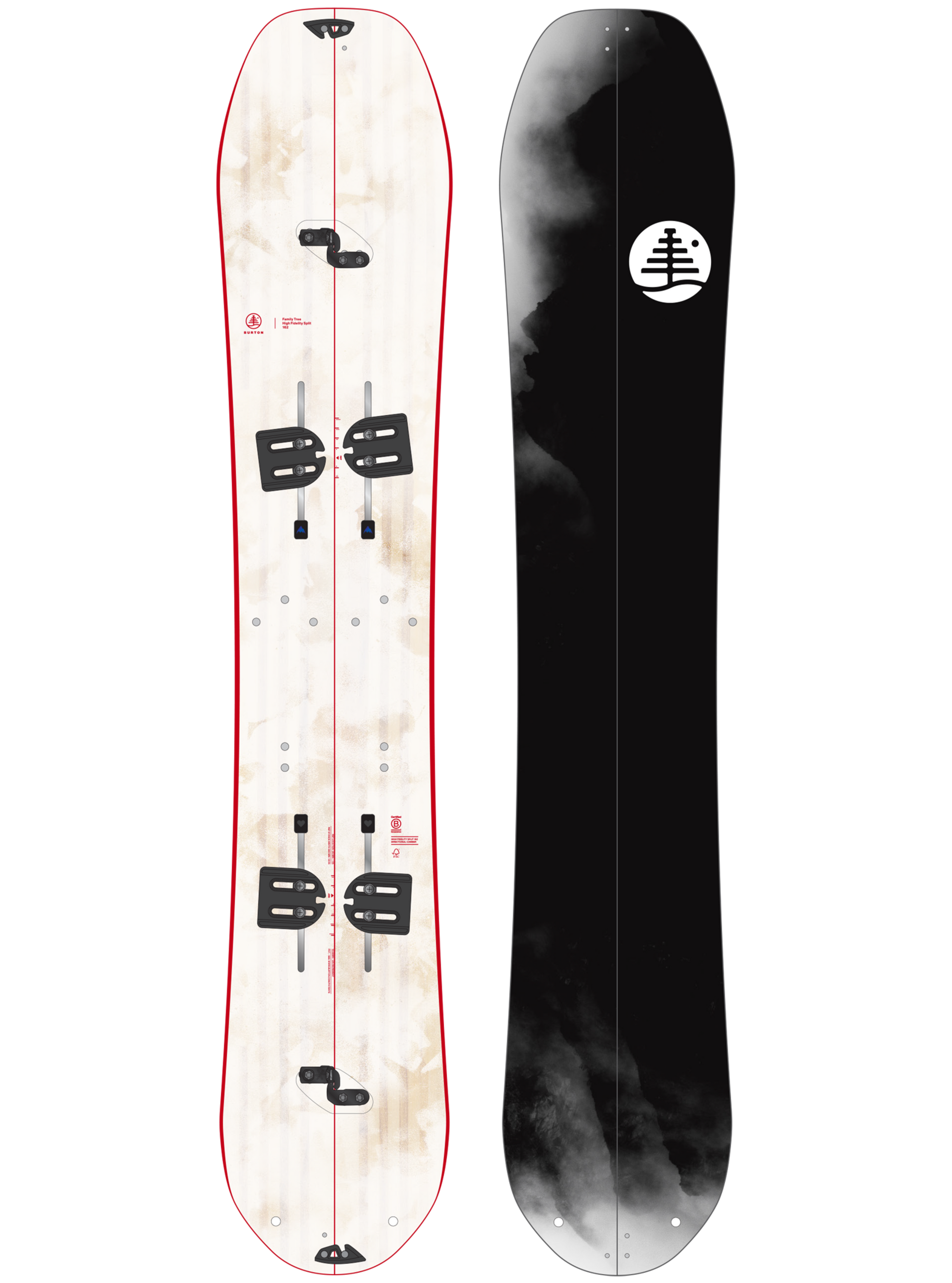 Product image of Burton Family Tree High Fidelity Camber Splitboard[Variant:Black / White]