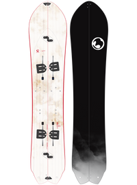 Product image of Burton 3D Fish Flat Top Splitboard[Variant:Black / White]