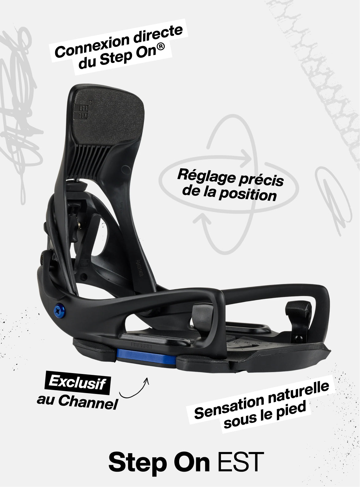 Burton - Fixations de snowboard Step On® Escapade EST® femme