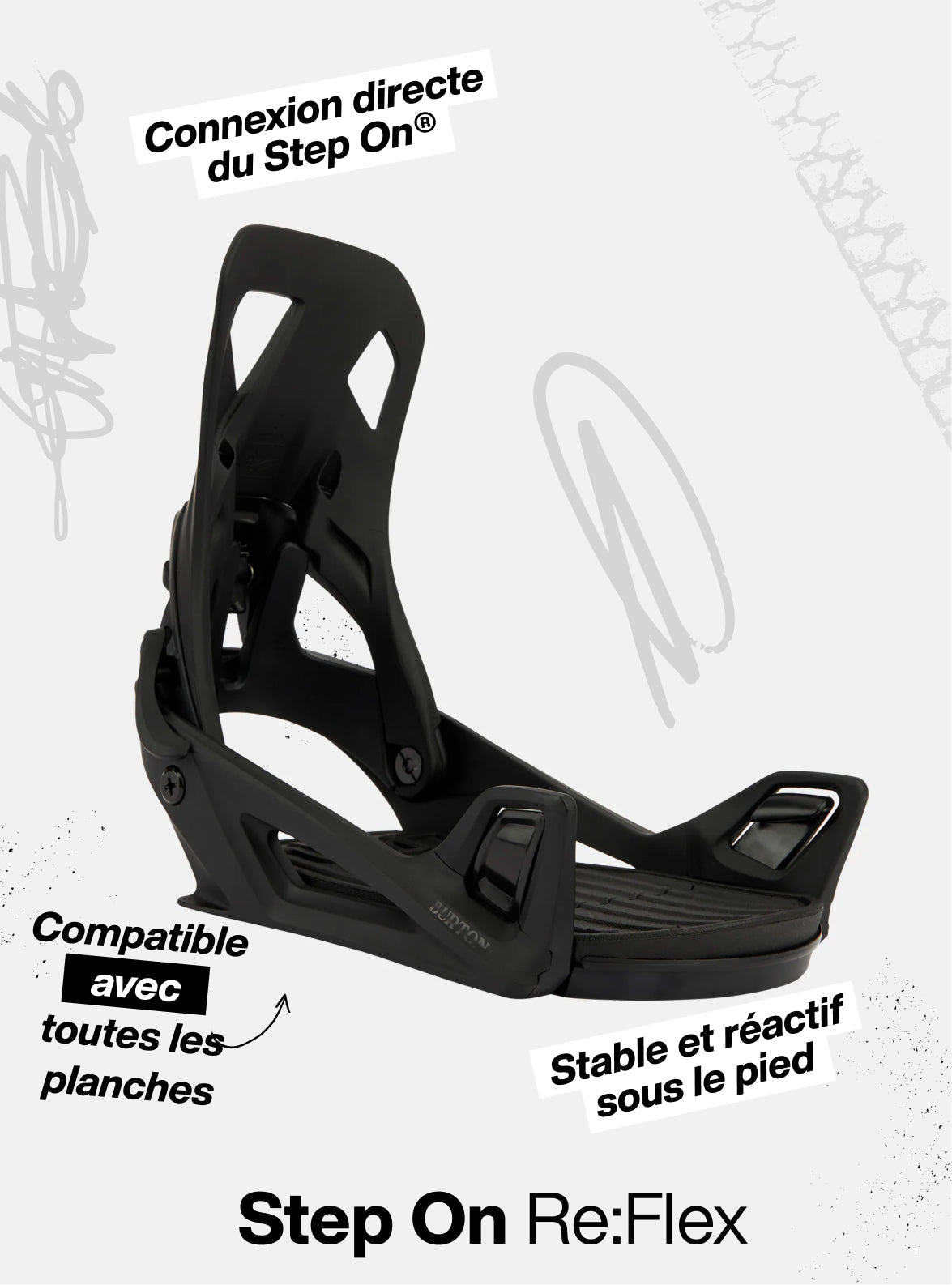 Burton - Fixations pour snowboard Step On® Re:Flex femme