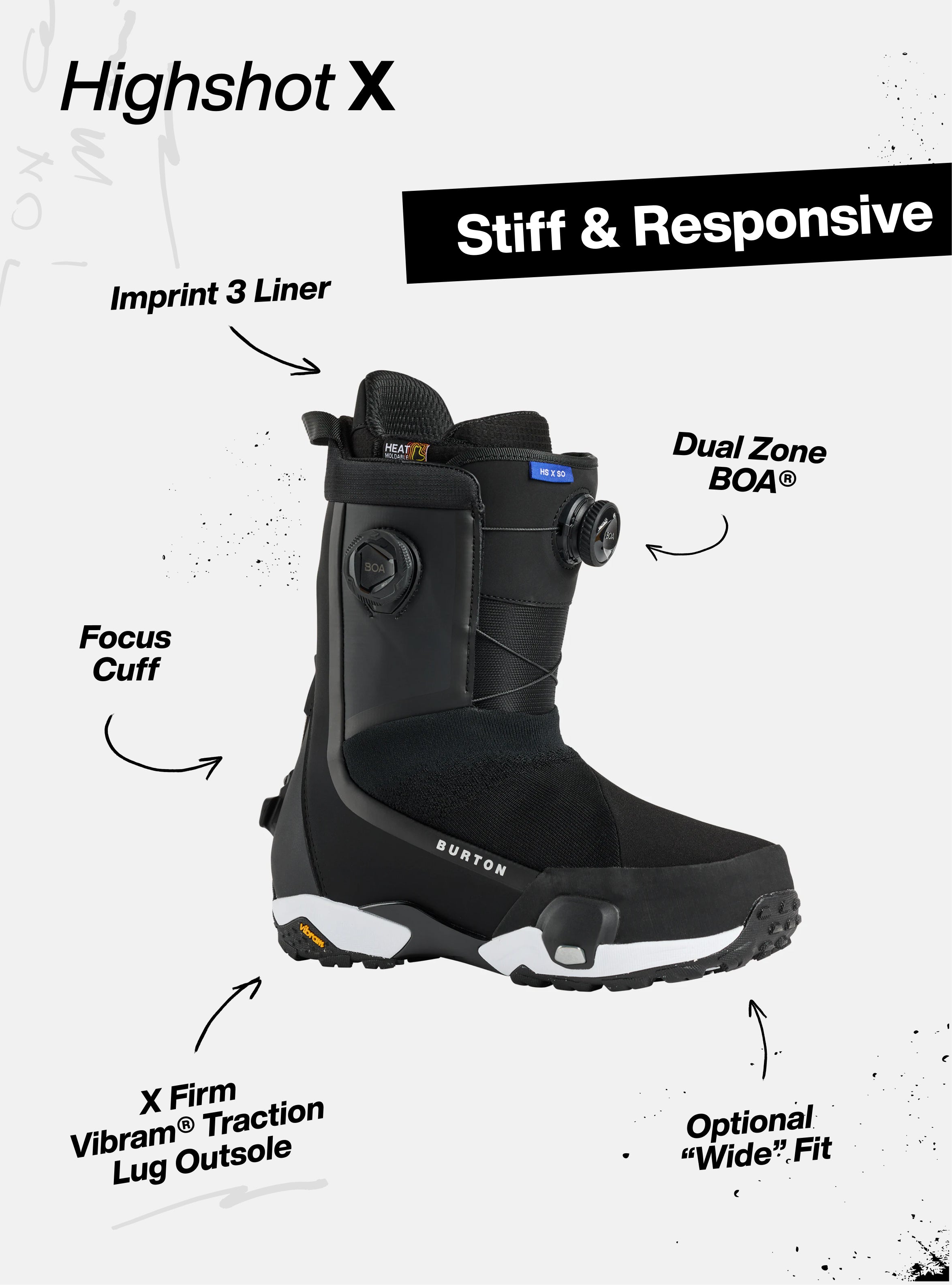 Men's Burton Highshot X Step On® Snowboard Boots
