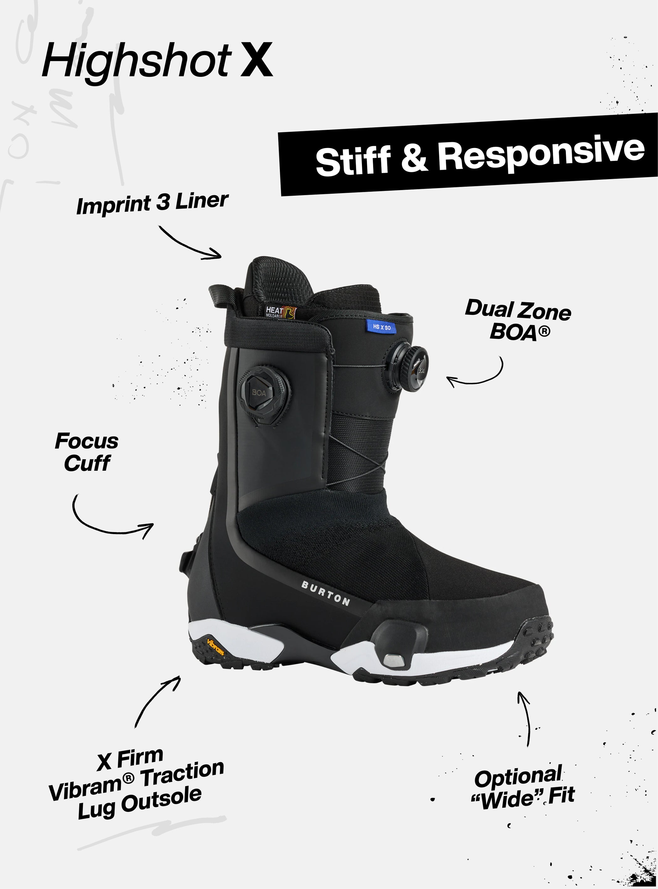 Women's Burton Highshot X Step On® Snowboard Boots