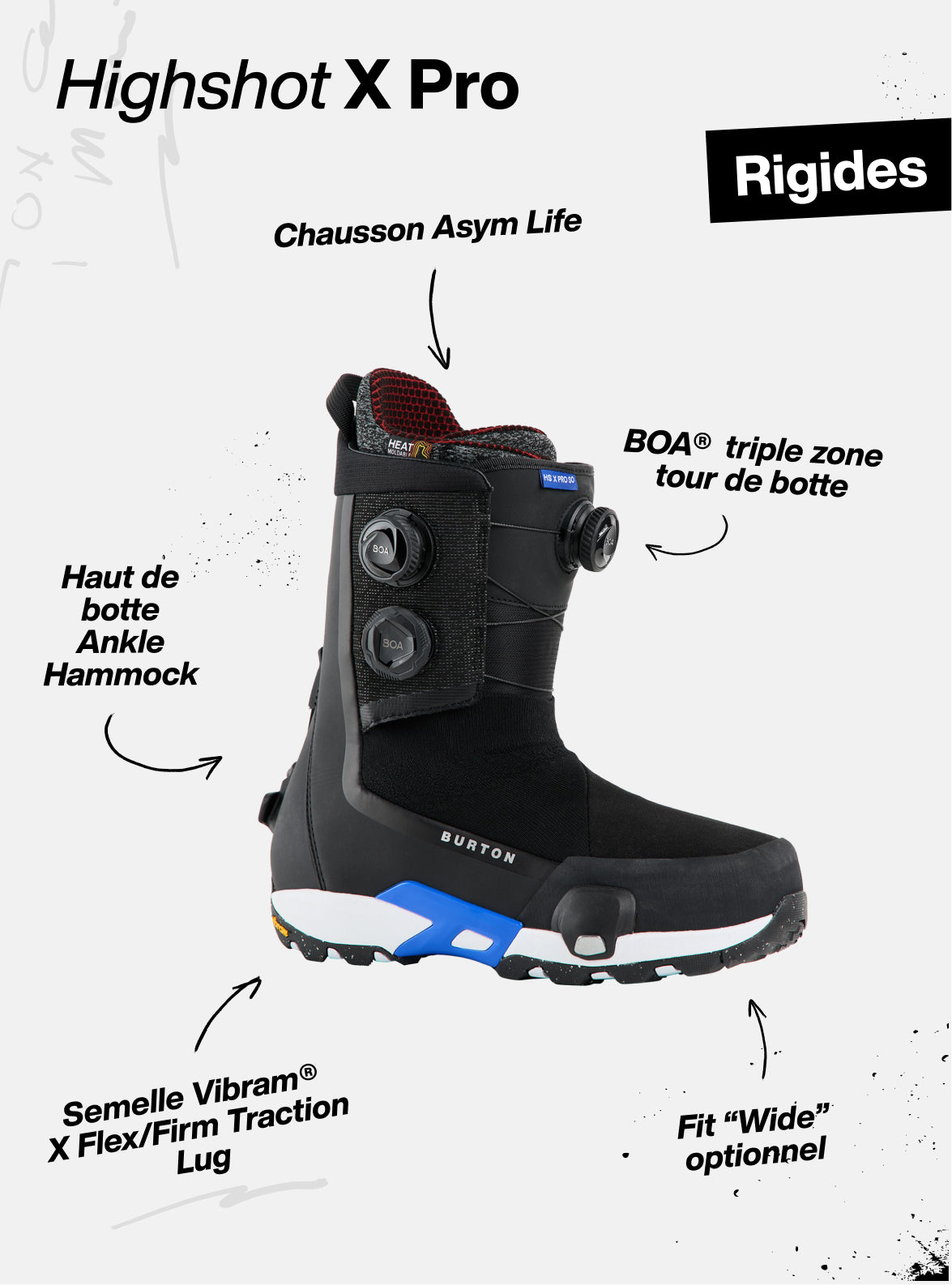 Burton - Boots de snowboard Highshot X Pro Step On® homme