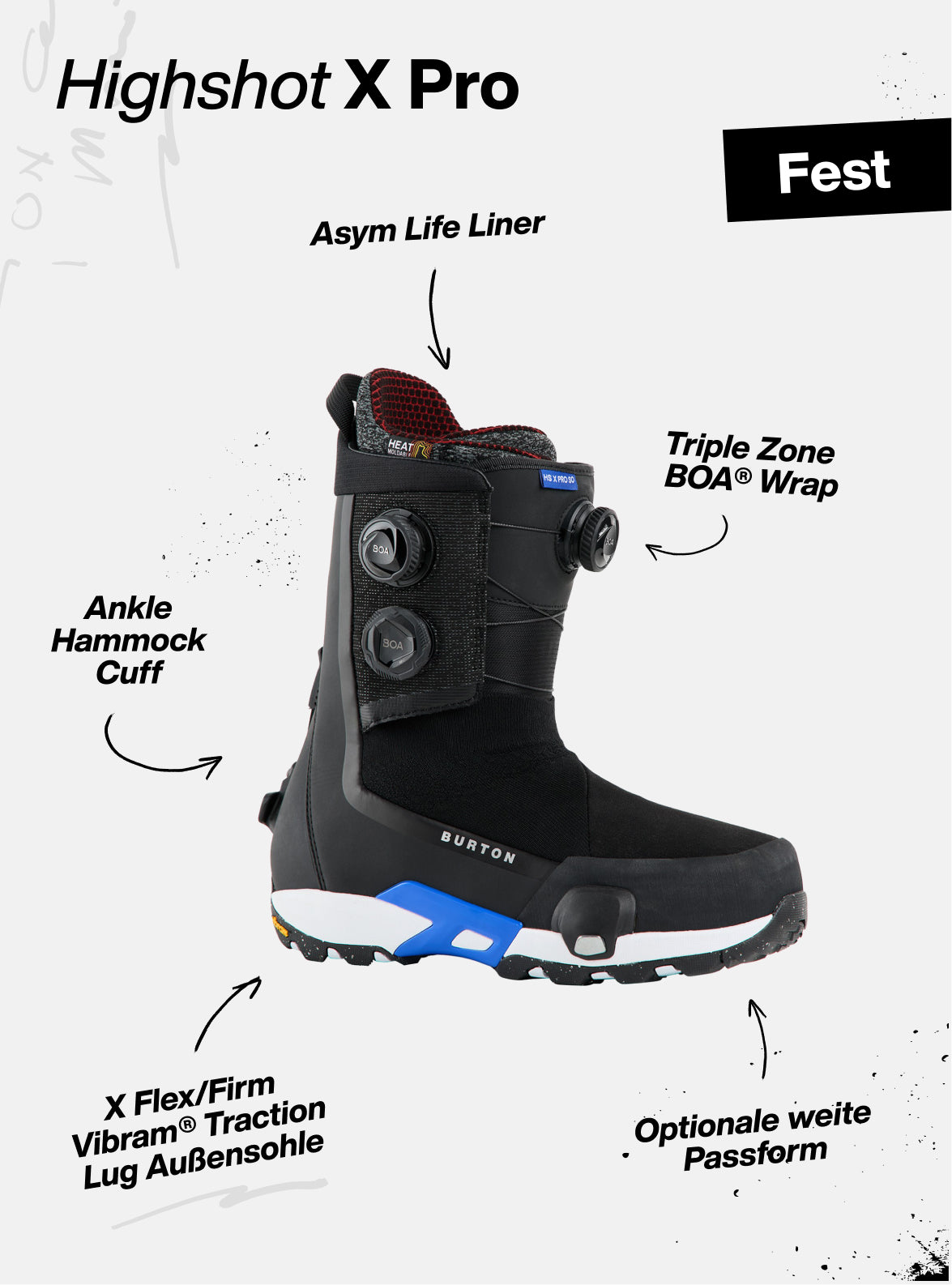 Burton Highshot X Pro Step On® Snowboardboots für Herren