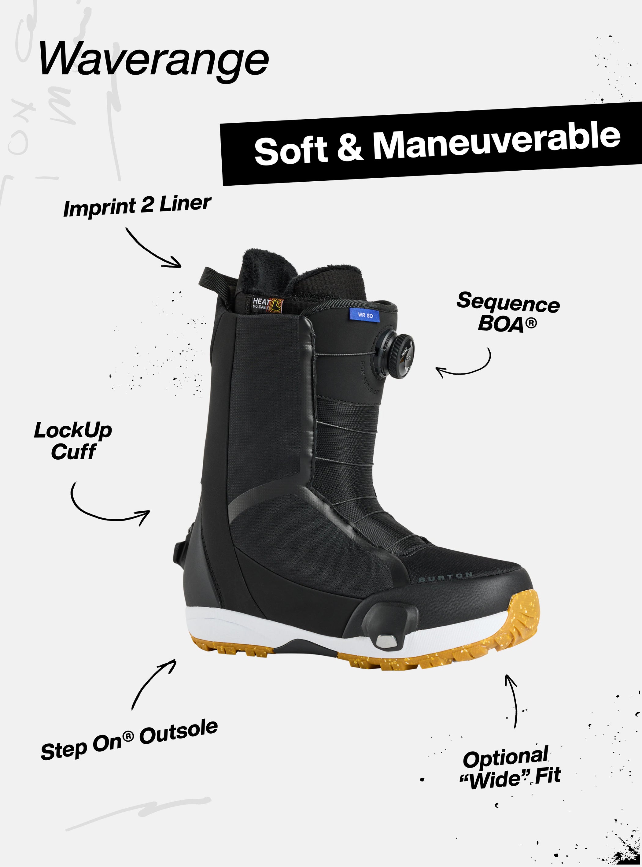 Women's Burton Waverange Step On® Snowboard Boots