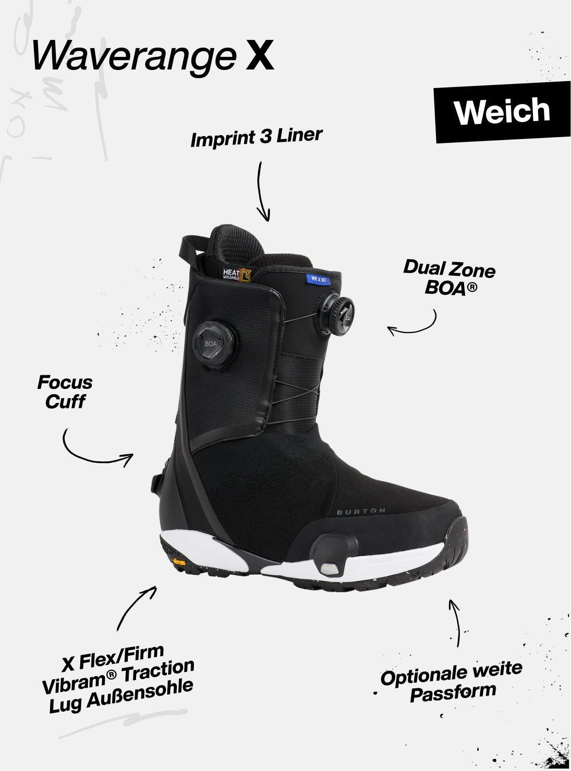 Burton Waverange X Step On® Snowboardboots für Herren
