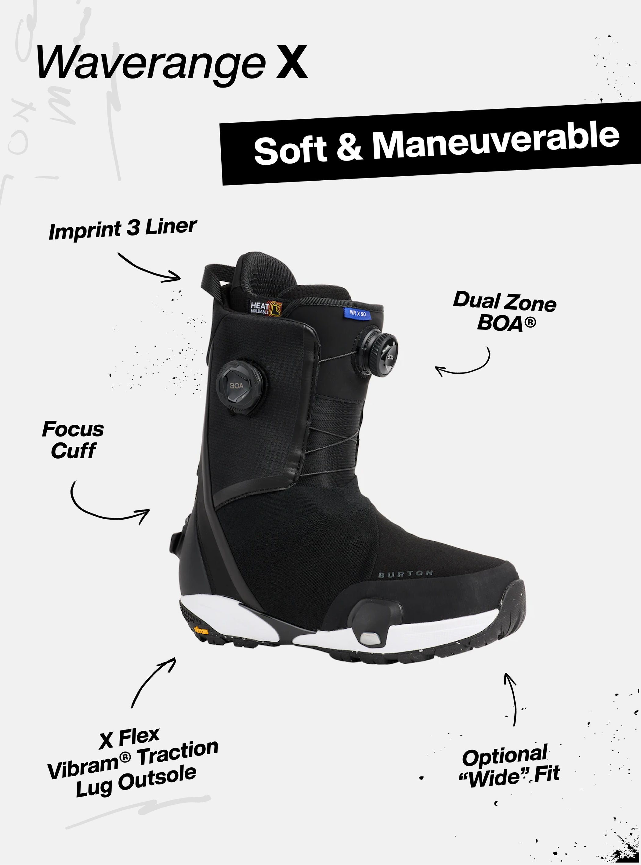Men's Burton Waverange X Step On® Snowboard Boots