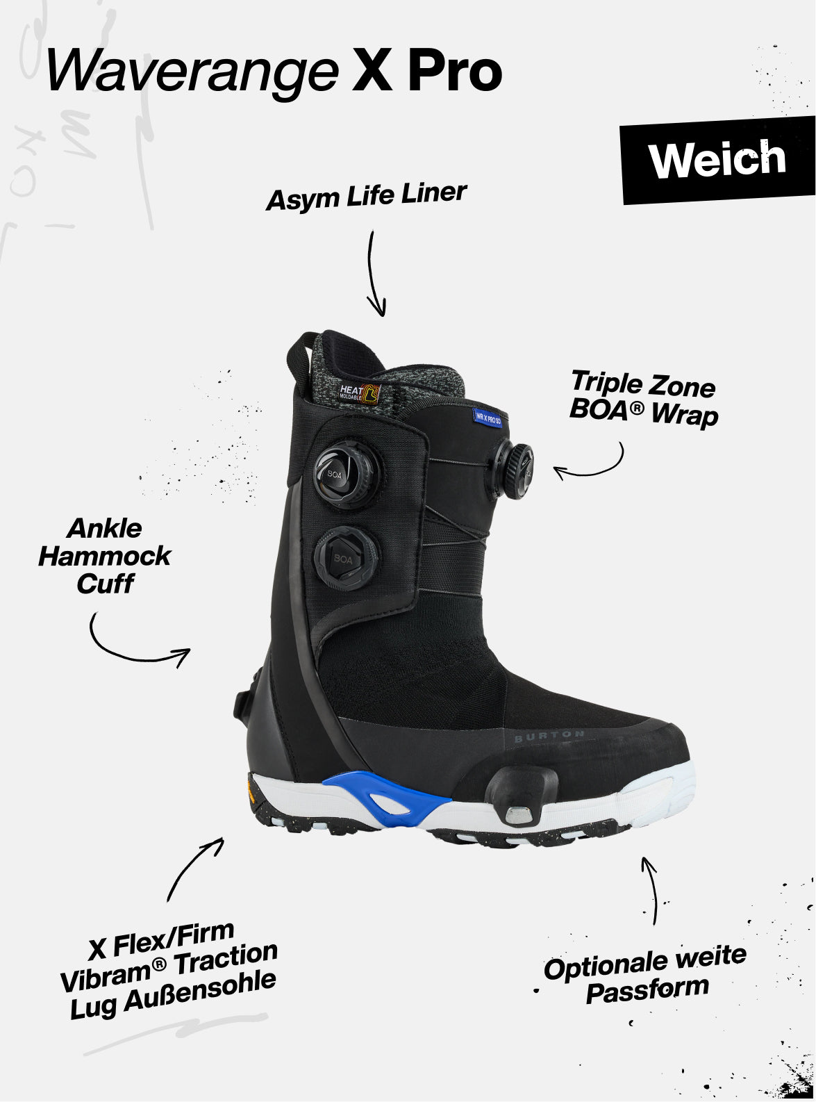 Burton Waverange X Pro Step On® Snowboardboot für Herren