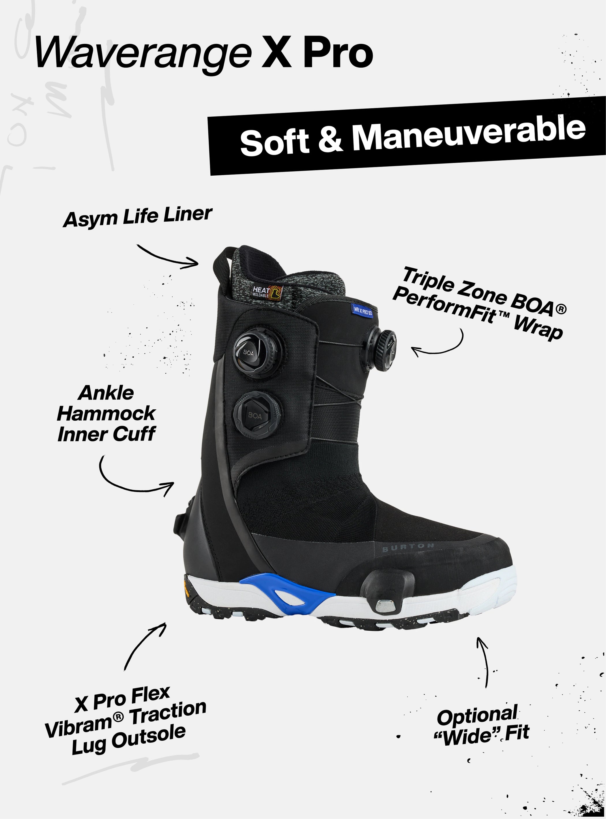 Men's Burton Waverange X Pro Step On® Snowboard Boots
