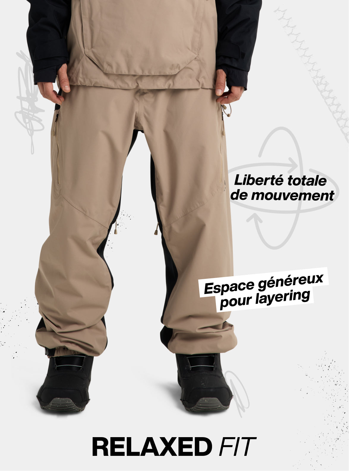 Burton - Salopette décontractée Reserve 2 L homme