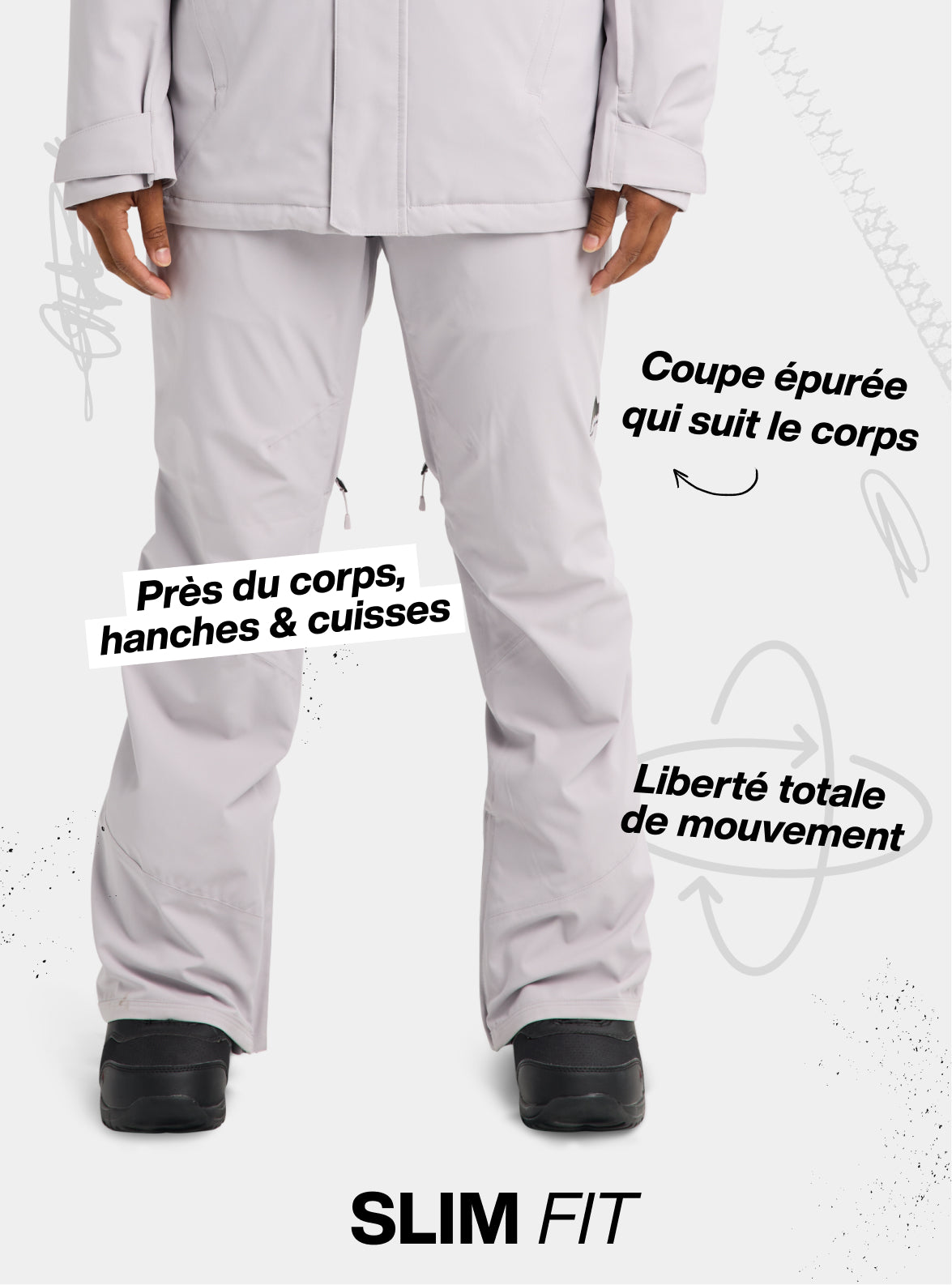 Burton - Salopette extensible Reserve 2L femme