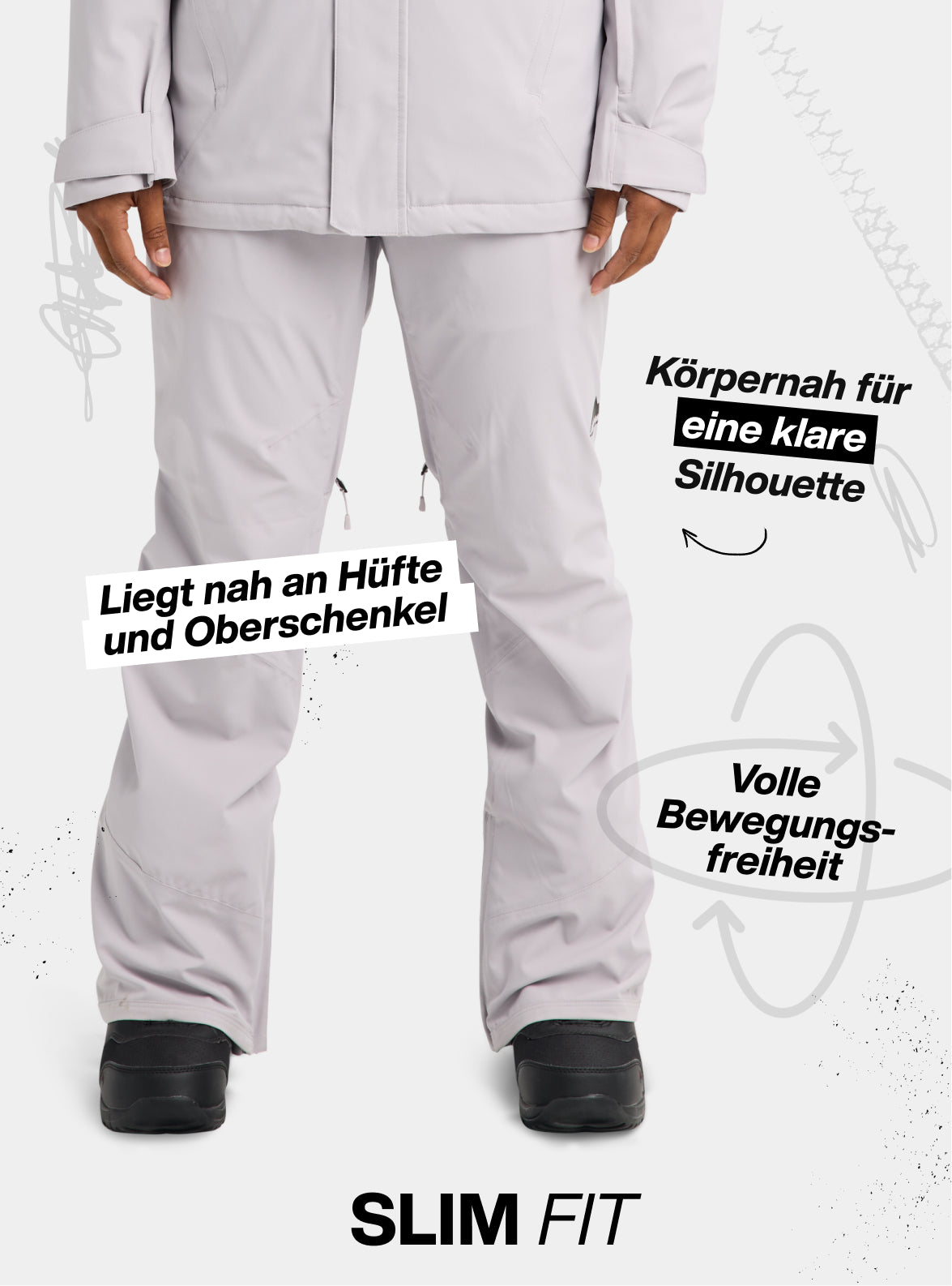 Burton Reserve 2L Stretch-Hose für Damen