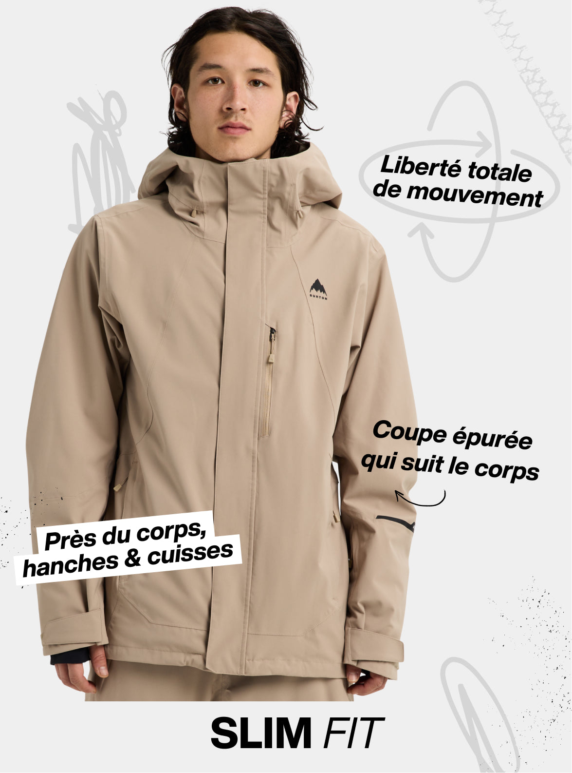 Burton - Veste extensible Reserve 2 L homme