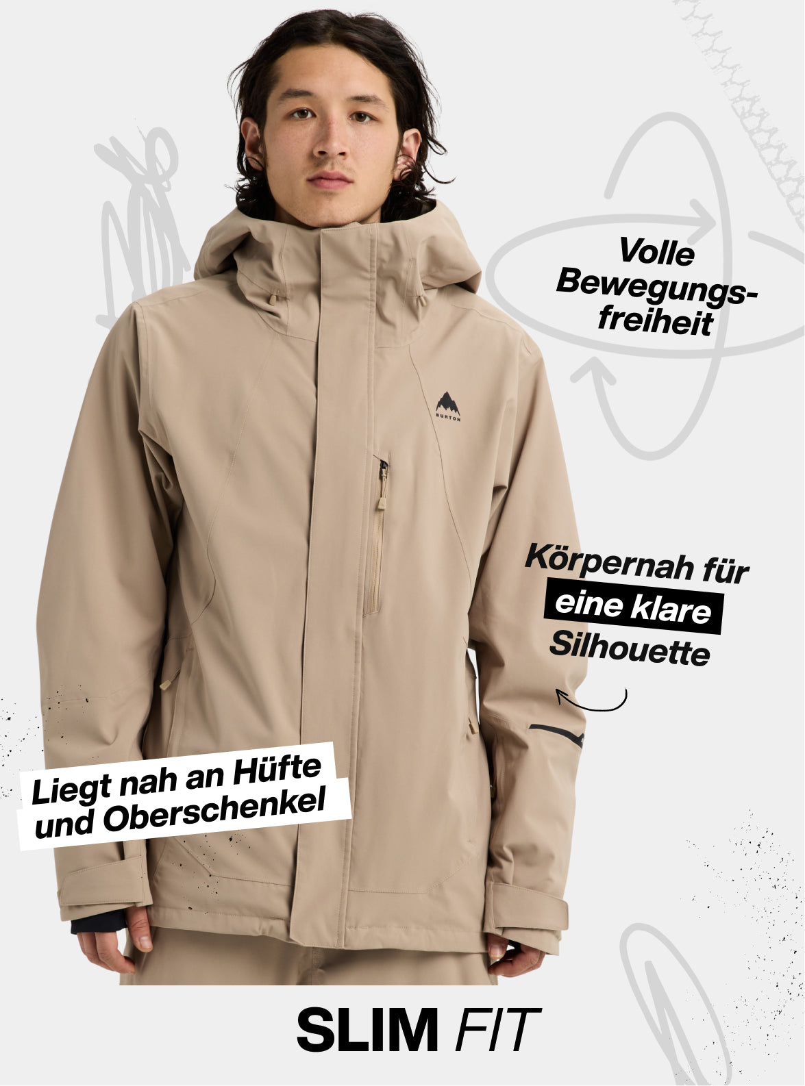 Burton Reserve 2L Stretch-Jacke für Herren